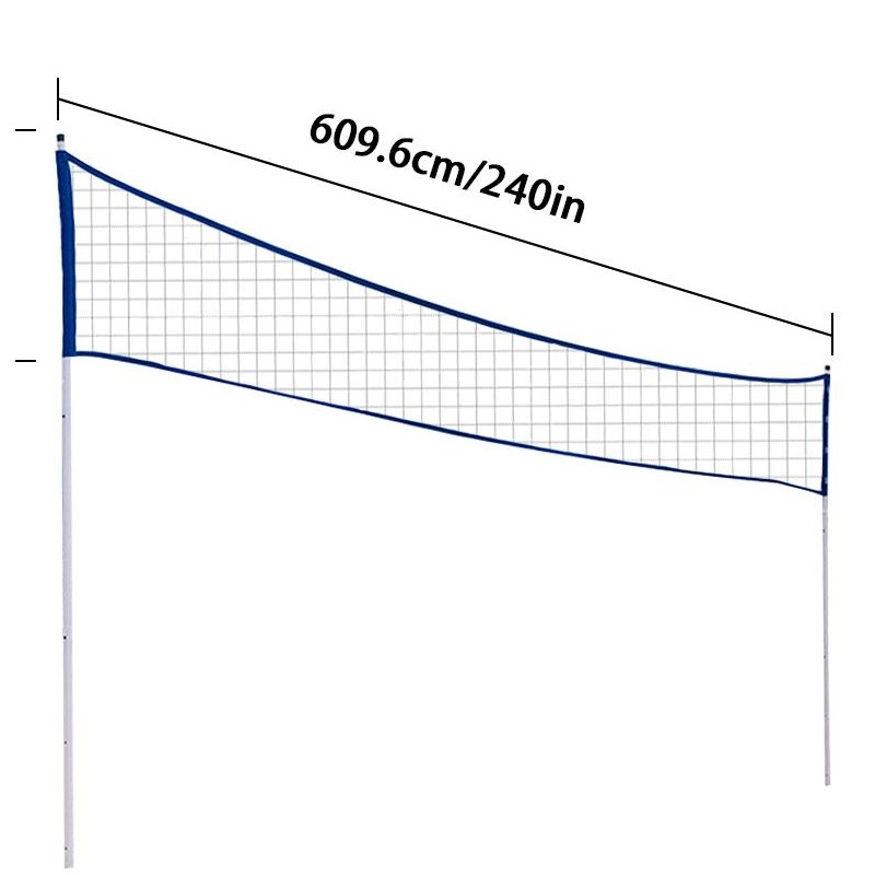 Badminton Bag - ตาข่ายแบดมินตันแบบพกพา ตาข่ายวอลเลย์บอลมืออาชีพ พร้อมกระเป๋าพกพา กีฬาชายหาด ติดตั้งง่าย สำหรับกีฬากลางแจ้ง
