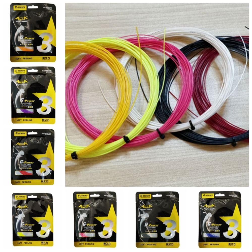 Badminton Racket Carbon - สายเอ็นไม้แบดมินตัน G3 ขนาด 0.7 มม. ความยืดหยุ่นสูง