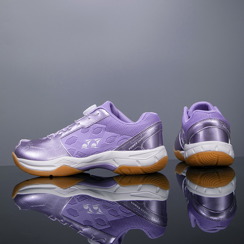 Badminton Shoes Men - รองเท้าแบดมินตันน้ำหนักเบา ระบายอากาศได้ดี พร้อมหัวเข็มขัดแบบหมุน ป้องกันการลื่นไถล รองเท้ากีฬาเทนนิสระดับมืออาชีพเพื่อประสิทธิภาพสูงสุด