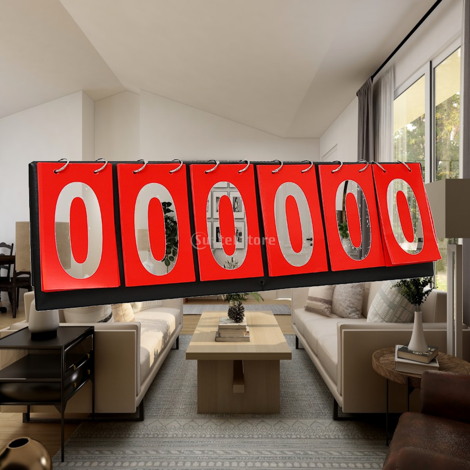Scoreboard Digital - กระดานคะแนนแบบตั้งโต๊ะ 6 หลัก สำหรับนักจดคะแนนกีฬาบาสเก็ตบอล เทนนิส และเบสบอล