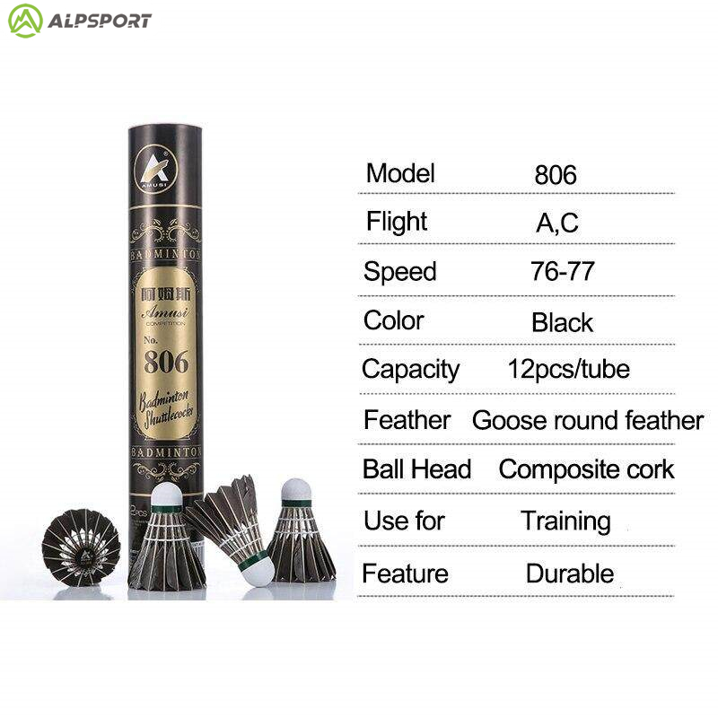 ALP 806 ลูกแบดมินตัน 12 ชิ้น B - Feather Shuttlecock บทวิจารณ์และราคา