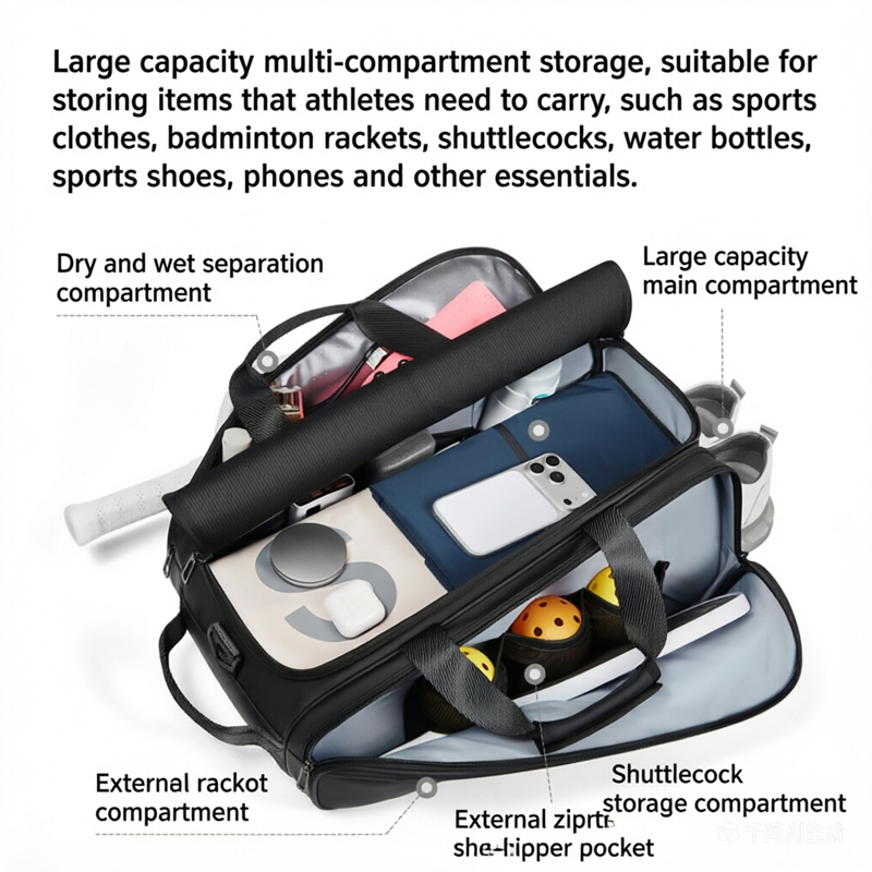 กระเป๋าใส่ไม้ปิงปองแบบมืออาชีพ - Badminton Bag บทวิจารณ์และราคา