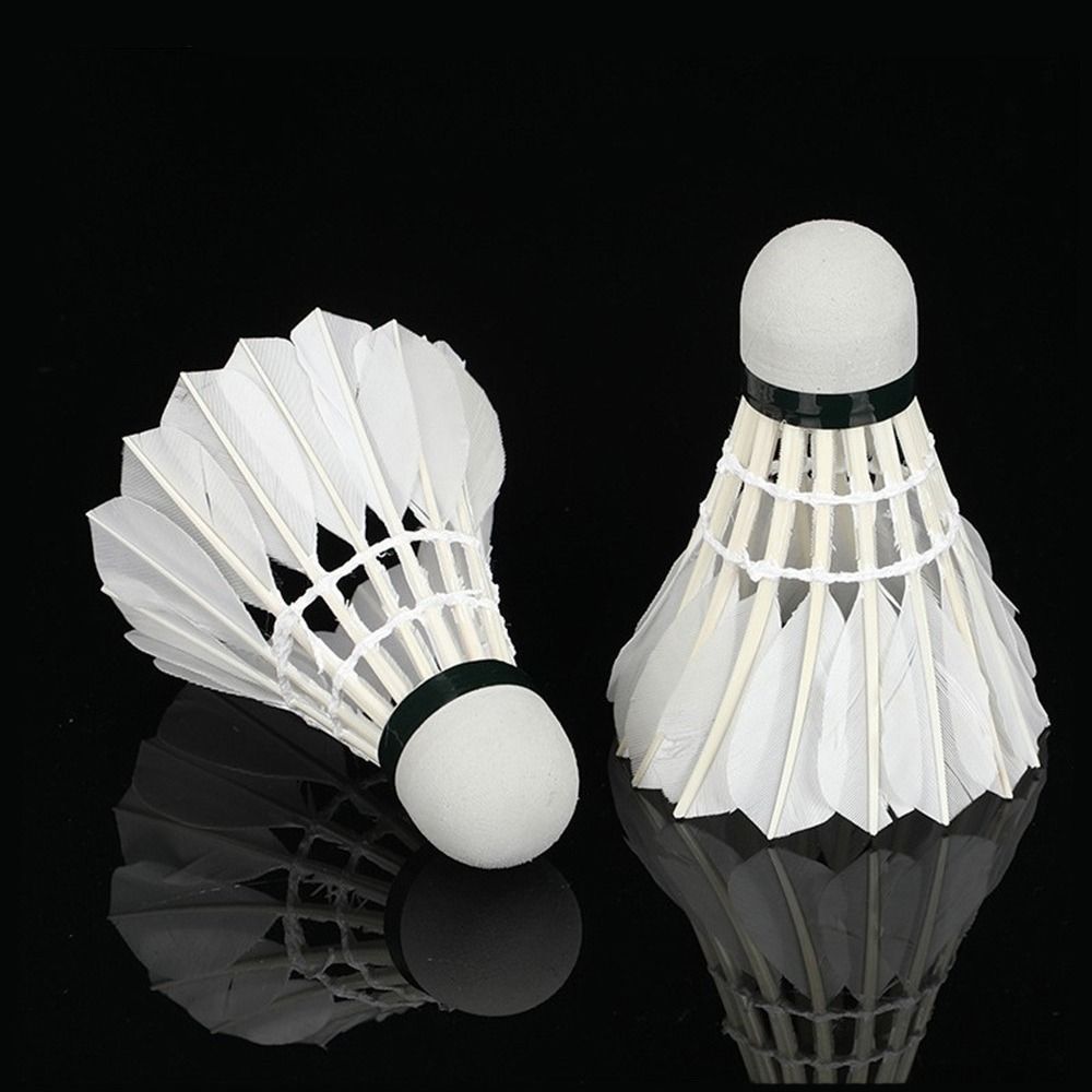 ลูกแบดมินตันสีขาวใหม่ 3/6/12 ช - Feather Shuttlecock บทวิจารณ์และราคา