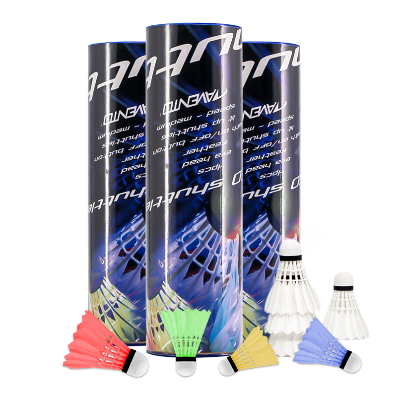 Welkin 4 Pcs Dark NightสีสันLE - Feather Shuttlecock บทวิจารณ์และราคา