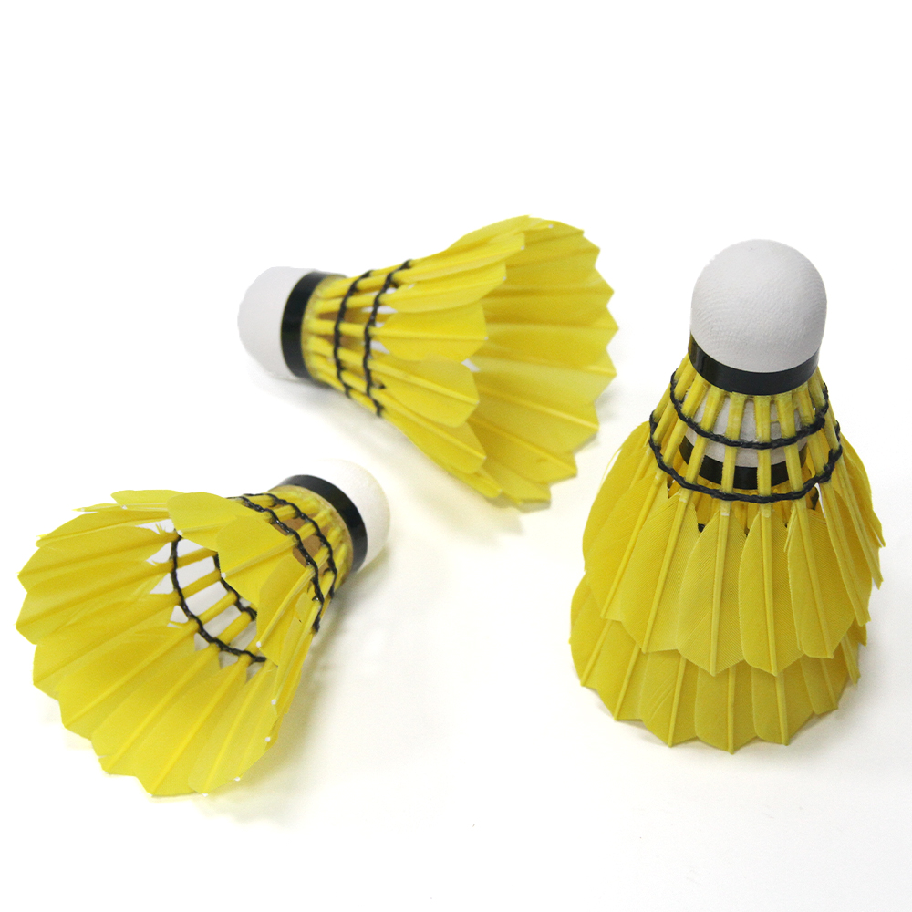 ลูกแบดมินตันแบบกำหนดเองสีสันสด - Feather Shuttlecock บทวิจารณ์และราคา
